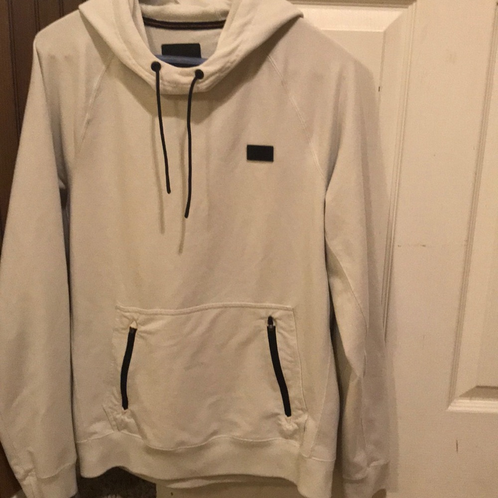 White/Cream Abercrombie & Fitch Hoodie